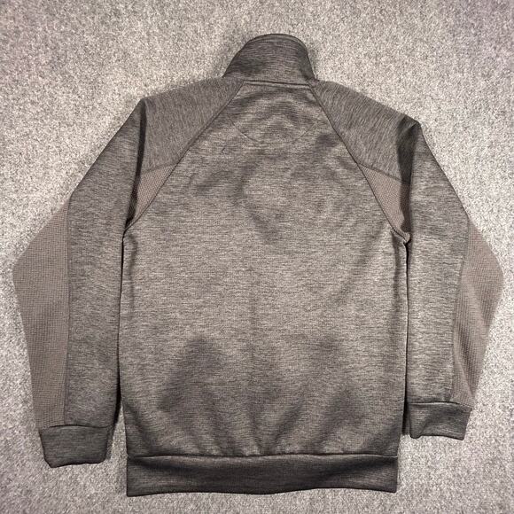 NFL Pittsburgh‎ Steelers Mock Neck Full Zip Jacket Charcoal Gray Men Size Medium - Picture 3 of 9